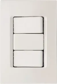 Conjunto 2 Interruptores Simples 10a 250v 4x2 - Izy Flat