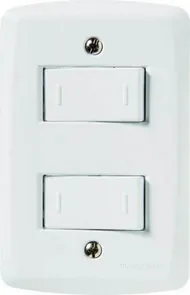 Conjunto 2 Interruptores Paralelos 10a 250v 4x2 - Lux