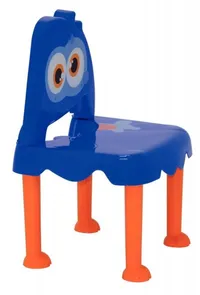 Cadeira Infantil Monster Kids Azul/Laranja