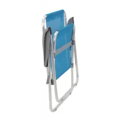 Cadeira De Praia Em Alumínio Azul Tramontina Creta Master