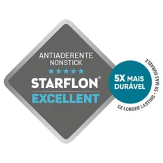 Conjunto de Panelas Sicília em Alumínio com Revestimento Starflon Excellent Avelã 5 Peças Tramontina
