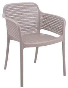 Cadeira Gabriela em Polipropileno e Fibra de Vidro Camurça Tramontina