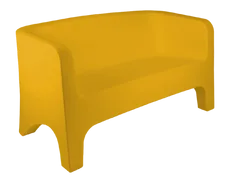 Sofá Tonic em Polietileno Amarelo Tucano Tramontina