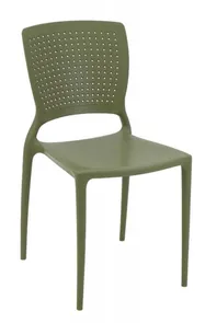 Cadeira Safira em Polipropileno e Fibra de Vidro Verde Oliva Tramontina