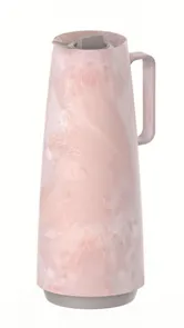 Bule Térmico Exata em Polipropileno Marmorizado Rosa 1 Litro Tramontina