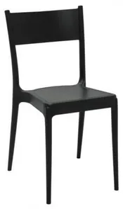 Cadeira Diana Eco em Polipropileno e Fibra de Vidro Preto Tramontina