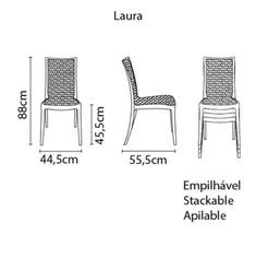 Cadeira Com Encosto Fechado Camurça Laura