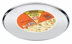 Forma Aço Inox Para Pizza 35 Cm