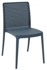 Cadeira Isabelle Tramontina em Polipropileno e Fibra de Vidro Azul Navy