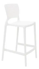 Cadeira Safira Alta Sem Braço Residência Branca Summa