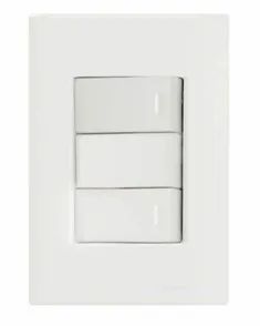 Conjunto 2 Interruptores Simples 10a 250v 4x2 - Giz