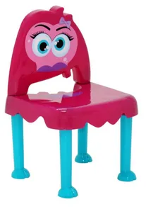 Cadeira Infantil Monster Kids Rosa/ Azul