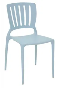 Cadeira Com Encosto Vazado Sofia Summa Azul