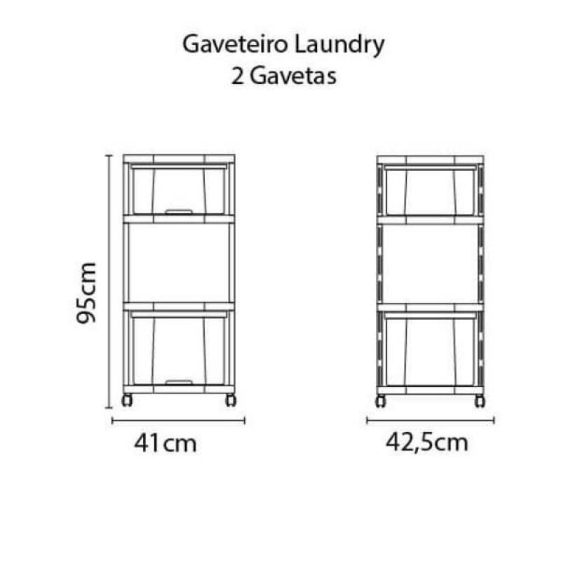 Gaveteiro Laundry Basic