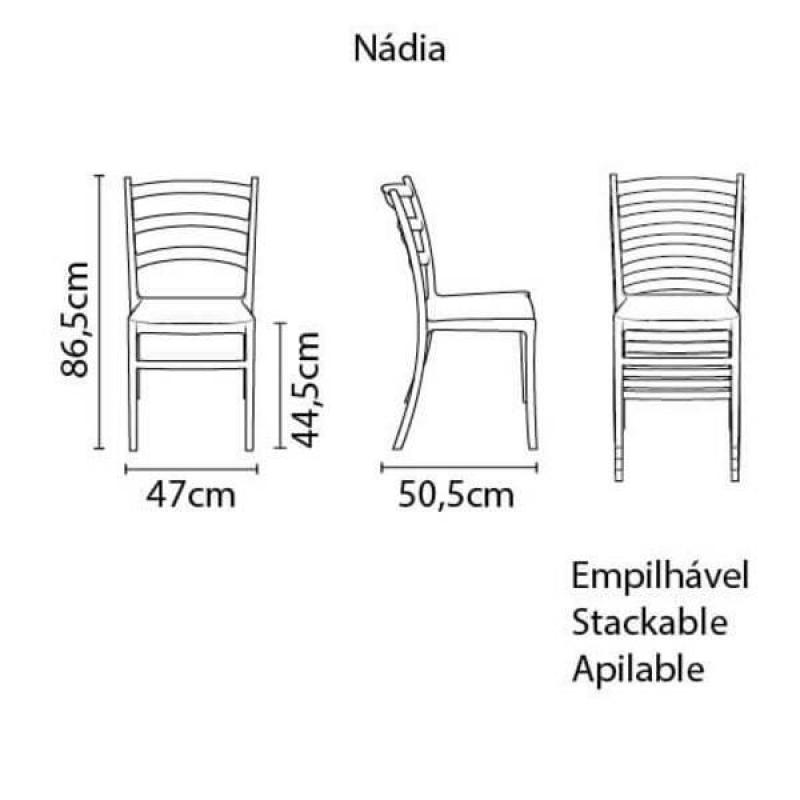 Cadeira Nadia Dourada Summa