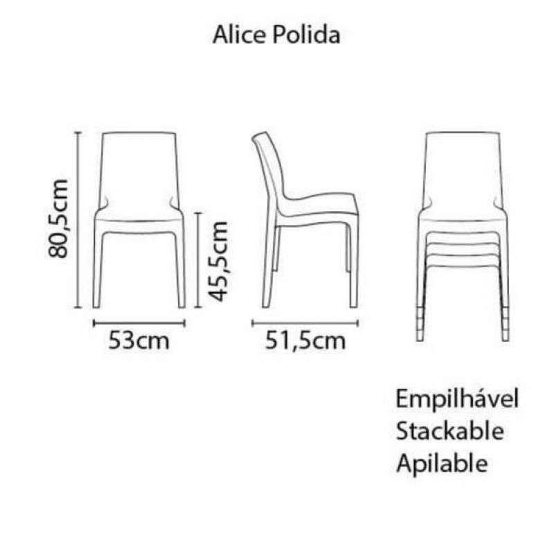 Cadeira Alice Esmeralda Summa