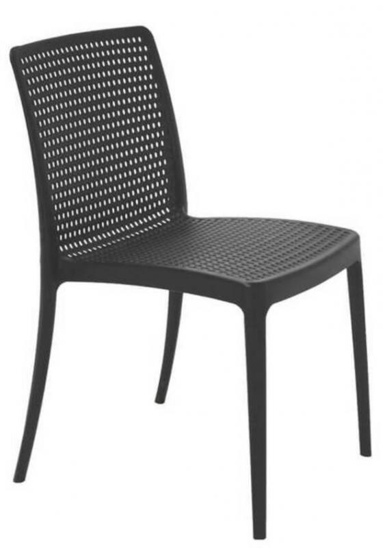Cadeira Isabelle Em Fibra De Vidro Preto Summa
