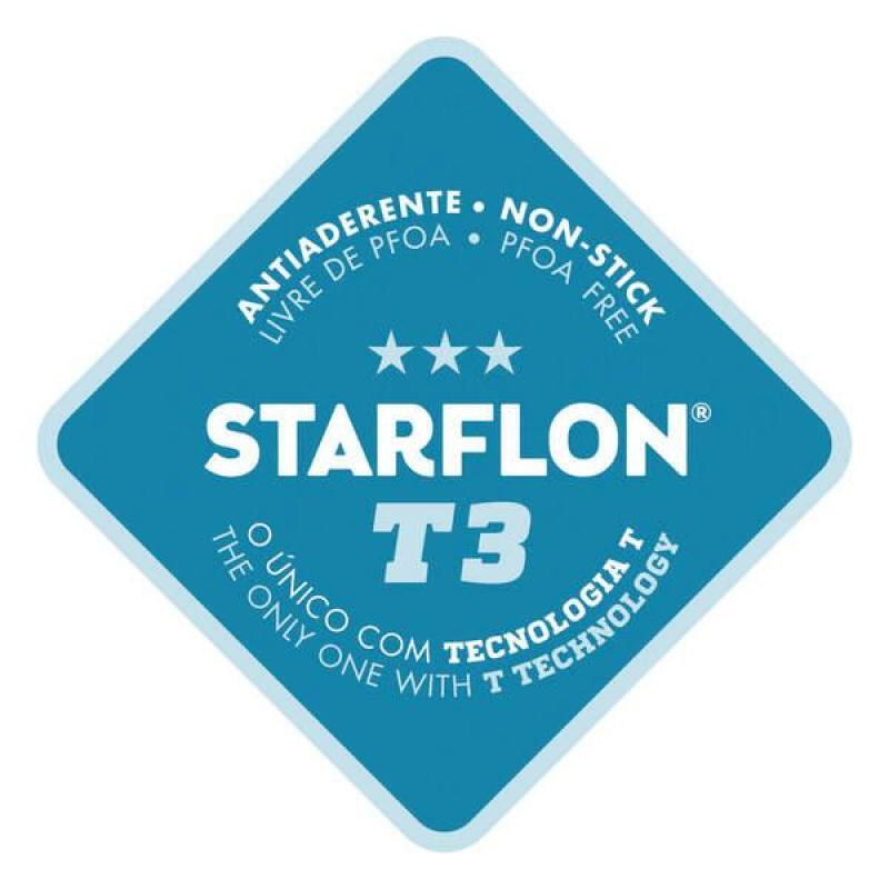 Conjunto De Panelas Em Alumínio Com Antiaderente Starflon Premium 5 Peças Vermelho Tramontina Mônaco