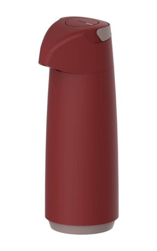 Garrafa Térmica Exata em Plástico Vermelho com Ampola de Vidro 1,8 Litros Tramontina