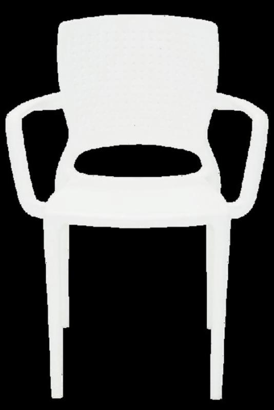 Cadeira Com Braço Branca Safira Summa