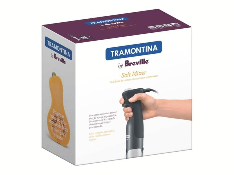 Mixer Aço Inox 220v Tramontina Soft By Breville