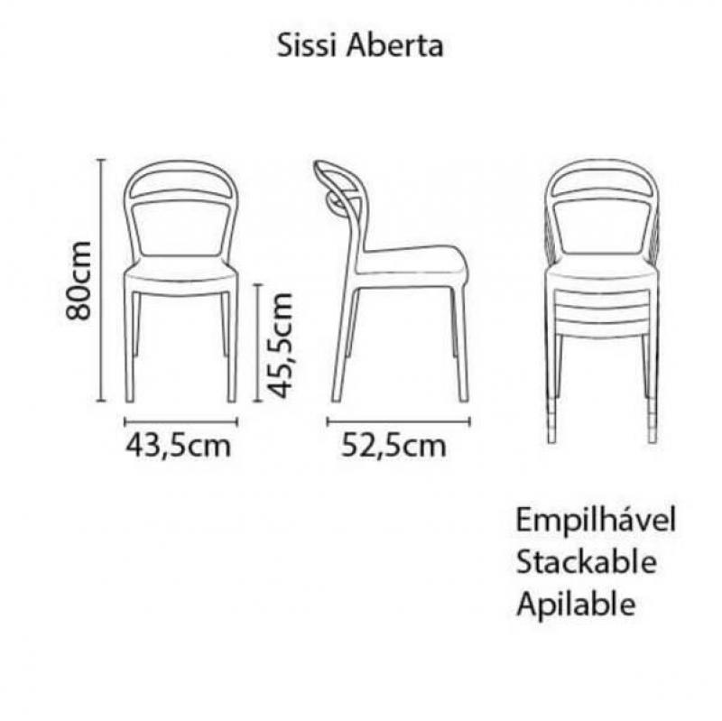 Cadeira Sissi Marrom Summa